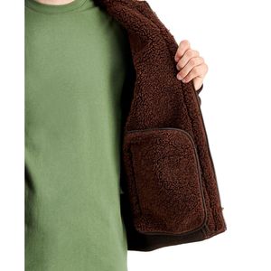 Alfani Men's <b>Suede</b> <b>Bomber</b> <b>Jacket</b> Brown Size Medium High Genuine Sheep Skin Embroidered Stand Zippered Closure for Winter Spring - Product Image 3