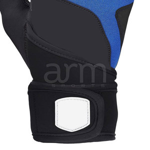 Gants de fitness à sangle de poignet réglable Gants de gymnastique en cuir PU antidérapants pour les activités sportives Gants de fitness - Product Image 4