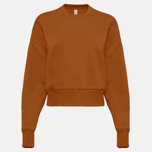 Sudadera de mujer de gran calidad, venta al por mayor, personalizada, de invierno, cuello redondo, manga larga, 100% algodón, sudadera de alta calidad para mujer - Product Image 6