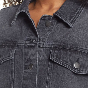 แจ็คเก็ตยีนส์ผู้หญิง ดีไซน์ใหม่ ทันสมัย ราคาขายส่ง ขนาดสั่งทำได้ ออกแบบแจ็คเก็ตยีนส์ของคุณเอง - Product Image 5