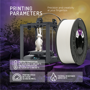Filamento para Impresora 3D WINKLE PETG 1.75mm 1kg, Alta Resistencia a Impactos, Fácil de Imprimir, Fabricación Europea, Tolerancia de 0.05mm, 220-240 - Product Image 5
