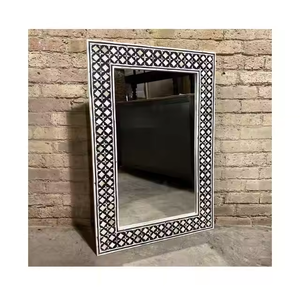 Top Selling Rectangular Shape Bone Inlay <b>Mirror</b> <b>Frame</b> Modern Design for Home & Hotel Wall Decor by crescent crafts - Product Image 2