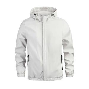 Bonne vente Veste coupe-vent camouflage à logo imprimé personnalisé imperméable à l'automne-Vestes pour adultes de taille unisexe - Product Image 5