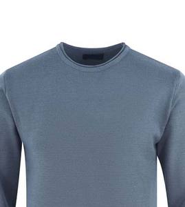 เสื้อสเวตเตอร์คอตตอนสีทึบของผู้ชายเสื้อกีฬาระบายอากาศได้ดีเสื้อสเวตเตอร์คอสูงของผู้ชายโลโก้กำหนดเอง2025 - Product Image 4