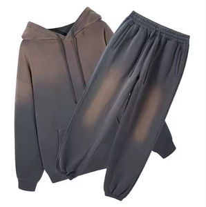 ชุดวอร์มวิ่งออกกำลังกายผู้ชาย ขายดี คุณภาพสูง แบบย้อมสีเอซิด น้ำหนักเบา - Product Image 5