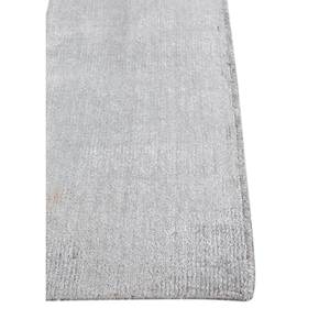 Alfombras Konstrukt Blue Hand Loom de Lana, Bambú y Seda - Hwb-15, Alfombra Rectangular de Algodón Orgánico para Sala de Estar, Alfombra de Yute de Color Sólido para Pasillo - Product Image 4