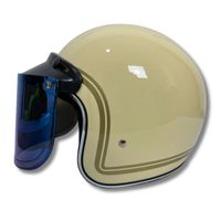 Nouveau casque de moto CRX Bogo-X de haute qualité, finition brillante, ouvert, avec doublure en mousse ABS, certifié SNI, visière plate standard pour