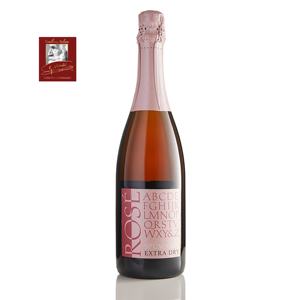 Vin mousseux rosé Pinot Noir Extra Sec, vin italien, bouteille de 750 ml, sélection GVERDI, fabriqué en Italie, vin rose vif - Product Image 1