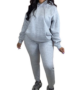 Material de calidad básico gran oferta pulóver con capucha conjunto estilo único transpirable trajes sudaderas con capucha hombres conjunto invierno llegada chándales - Product Image 4