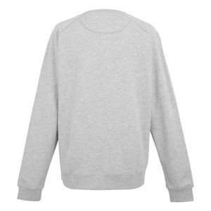 Sudadera de Felpa para Hombre, Cuello Redondo, Color Gris Pálido, 100% Algodón, Corte Regular, Ecológica, Diseño Deportivo, Nueva Colección 2026 - Product Image 6