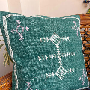 Funda de Cojín Decorativa de Algodón Vintage Pure Sabra, Funda de Cojín Abstracta Hecha a Mano, Tamaño Mediano, para Casa y Hotel - Product Image 1