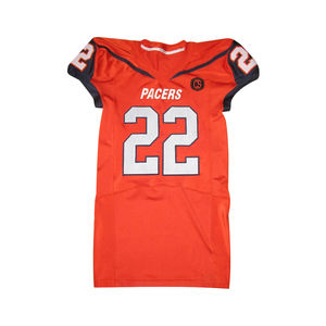 Camiseta de fútbol americano para hombres/jóvenes, transpirable sublimada tela de poliéster, fabricante de uniformes de fútbol personalizados en Pakistán - Product Image 1