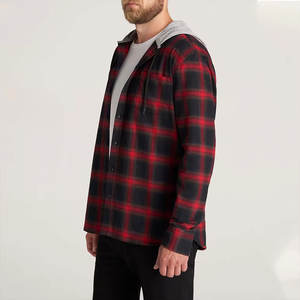 เสื้อมีฮู้ดผ้าสักหลาดสำหรับผู้ชายมีฮู้ดผ้าสักหลาดมีซับในและแฟชั่นสไตล์สตรีทแบบลำลองสำหรับฤดูหนาว - Product Image 5