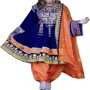 2025 Vente chaude Afghan KUCHI Robe pour femmes Haute Qualité Soie Net Robe Meilleur Prix - Product Image 2