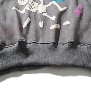 Sudadera con capucha con estampado 3D personalizado para hombre, nuevo estilo de cremallera, forro polar negro de gran tamaño, acolchado con forro de invierno y cuello con capucha - Product Image 4