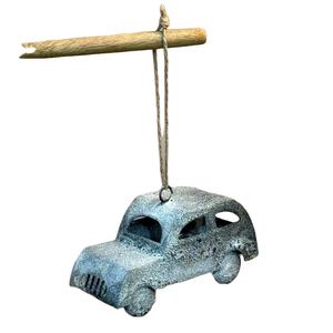 <b>White</b> Wash Metal High Quality Home Decor Table Top Best Selling <b>Christmas</b> Hanging <b>Decoration</b> Car - Product Image 1