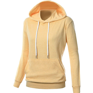 Pulls à capuche en molleton français uni, taille plus, en coton/polyester 100 % écologique, couleur personnalisée pour femmes, best-sellers - Product Image 2