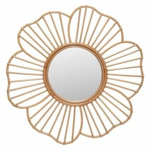 Espejo de ratán de pared Vintage decorativo moderno de alta calidad con forma de flor de Vietnam para dormitorio y sala de estar decoración del hogar - Product Image 3