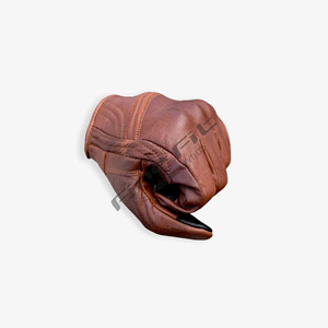 Gants de moto unisexes respirants avec logo personnalisé élégant, protection complète des doigts, en cuir véritable, pour la course moto et la sécurité - Product Image 3