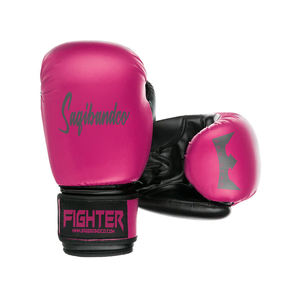 Guantes de boxeo de entrenamiento de cuero de vaca profesional Guantes de gimnasio y guantes de entrenamiento de kickboxing - Product Image 1