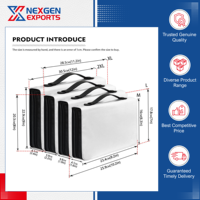 Nexgen Exports - Funda para Biblia de Cuero PU de Alta Durabilidad con Opciones de Diseño y Logotipo Personalizados en Color para Regalo