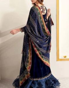 2025 fête porter Shalwar Kameez femmes robes décontractées avec 100% Pure Lawn Dupatta nouveau Design lavable Kameez OEM ODM disponible - Product Image 6