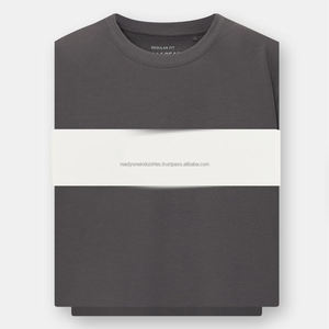 Vente en gros T-shirts pour hommes de haute qualité avec impression personnalisée 100% coton 240gsm T-shirts vierges surdimensionnés - Product Image 5