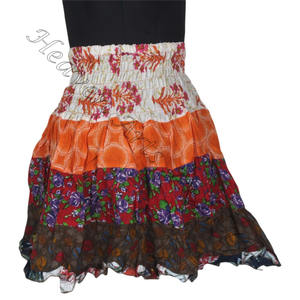 <b>Gypsy</b> Irregular Patch Work Mini Rara <b>Skirt</b> Hippy Boho Festival Boho Stylish Multi Color Patch Cotton Mini Sexy <b>Skirt</b> for Summer - Product Image 2