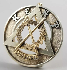 Épinglettes maçonniques personnalisées OES insignes de franc-maçonnerie épingles en émail doux en vrac argent plaqué or épinglettes pour Souvenir Ronpex - Product Image 1