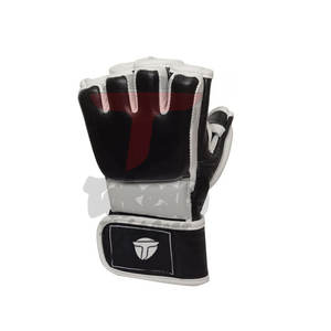 Guantes de MMA de Cuero Duradero de Alta Calidad, Diseño de Logotipo Personalizable, Cómodos, Ligeros, Ajuste Universal para Artes Marciales y Boxeo - Product Image 3