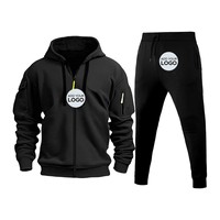 Survêtement tactique écologique coupe-vent antibactérien réversible à capuche uni décontracté d'hiver pour homme 2 pièces