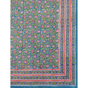 Parure de lit double en coton percale à motif floral avec taies d'oreiller, ensemble 3 pièces, draps plats et ajustés confortables 90 108 - Product Image 2