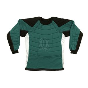 Camiseta de Portero de Floorball Roja y Negra, Acolchada, Protectora, de Manga Larga, Absorbente de Impactos, para Entrenamiento - Product Image 2