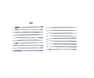 เครื่องมือทำเครื่องประดับคุณภาพสูง SUNTOOLS/STIPL รุ่น 223 WAX CARVERS PROBES ทำจากเหล็ก สำหรับทำต่างหู สร้อยคอ แหวน กำไลข้อมือ - Product Image 1