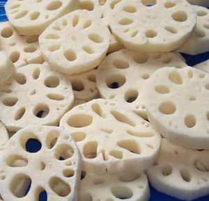 Práctica Raíz de loto congelada en rodajas para comidas vegetarianas rápidas y saludables - Product Image 6