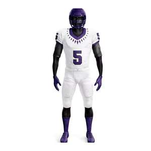 Conjunto de uniformes deportivos de manga corta con logotipo personalizado de camiseta de fútbol americano de calidad superior superventas - Product Image 4