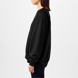 <b>Women</b> Oversized <b>Sweatshirt</b> Without Pockets Sporty Style <b>Women</b> <b>Black</b> Hoodie <b>Sweatshirt</b> With Color Block Design - Product Image 6