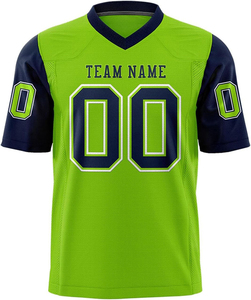 Ensemble de maillot de football américain personnalisé en tissu polyester léger et performant pour adultes, séchage rapide - Product Image 2