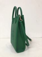 Sac bandoulière ALPHA KAPA ALPHA, sac bandoulière vert avec bouclier en relief