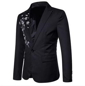 100% toile Micro bouffée imprimé 3 pièces Tribal fête décontracté Slim Fit hommes Blazers grande taille veste couleurs personnalisées Anti-rides - Product Image 3