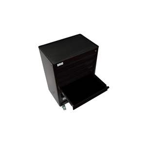 7-Drawer Mobile <b>Tool</b> <b>Cabinet</b> Black Rolling Steel Storage Cart - Product Image 1