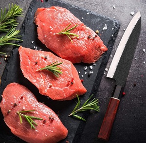 มีดทำครัวเหล็กดามัสกัสขนาด5นิ้วคมสำหรับใช้ในเชิงพาณิชย์มีด VG10สำหรับทำอาหาร - Product Image 5