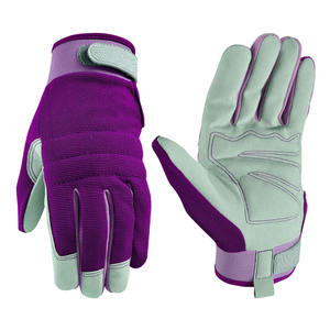 Gants de mécanicien à paume rembourrée en cuir synthétique de haute performance, réglables au poignet, résistants à la chaleur et aux perforations, gants de jardinage - Product Image 6