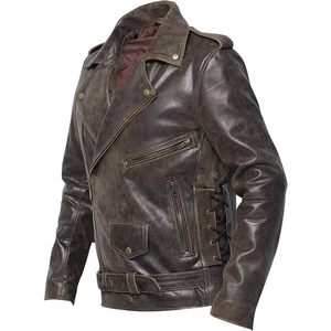 Chaqueta de Cuero para Hombre, Elegante, Ajustada, Transpirable, Chaquetas de Cuero de Alta Calidad para Hombre, Chaqueta de Cuero de Moda para Invierno - Product Image 1