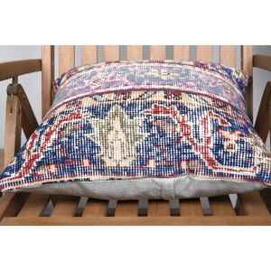 Multicolor <b>18x18</b> Inch Wool Kilim Pillow Luxury Bohemian Patchwork Cushion Floral Vintage Woven Jute Bedding Portable Oriental - Product Image 5