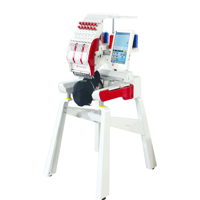 MYS1201N Single Head Computer Embroidery Machine High Speed Multi Function Garment Embroidery Machine 12 Color
