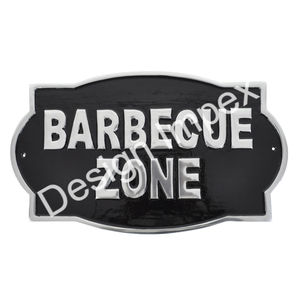 Letrero de Metal para jardín al aire libre artesanal, por favor, manténgase alejado de la hierba, placa decorativa de Metal para jardín, nuevos letreros para decoración al aire libre - Product Image 4