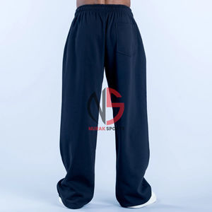 Ensemble de survêtement pour homme en coton lourd, sweat à capuche et jogging à jambe droite, taille plus, personnalisé, recharge graphique, en 2026 - Product Image 4