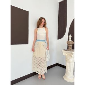 D3044 LACE <b>SKIRT</b> WITH HEM DETAIL - Product Image 3