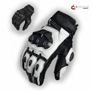 Guantes de motocross para ciclismo de carreras superventas, empuñaduras personalizadas, venta al por mayor, nudillos duros para montar, protección contra impactos, moto de verano - Product Image 3